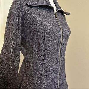 Lululemon Sweater High Neck Long Sleeve Zip Up Size 6 Purple